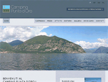 Tablet Screenshot of camping-puntadoro.com